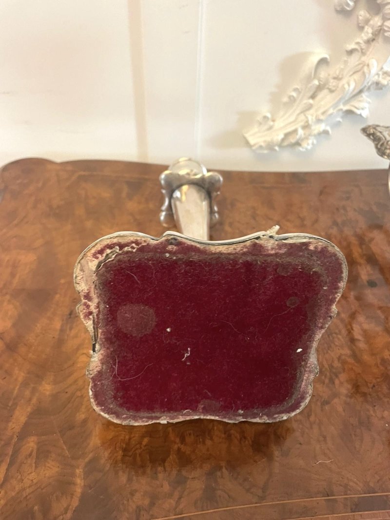 Pair of Antique Edwardian Quality Silver Plated Candelabras - Image 6